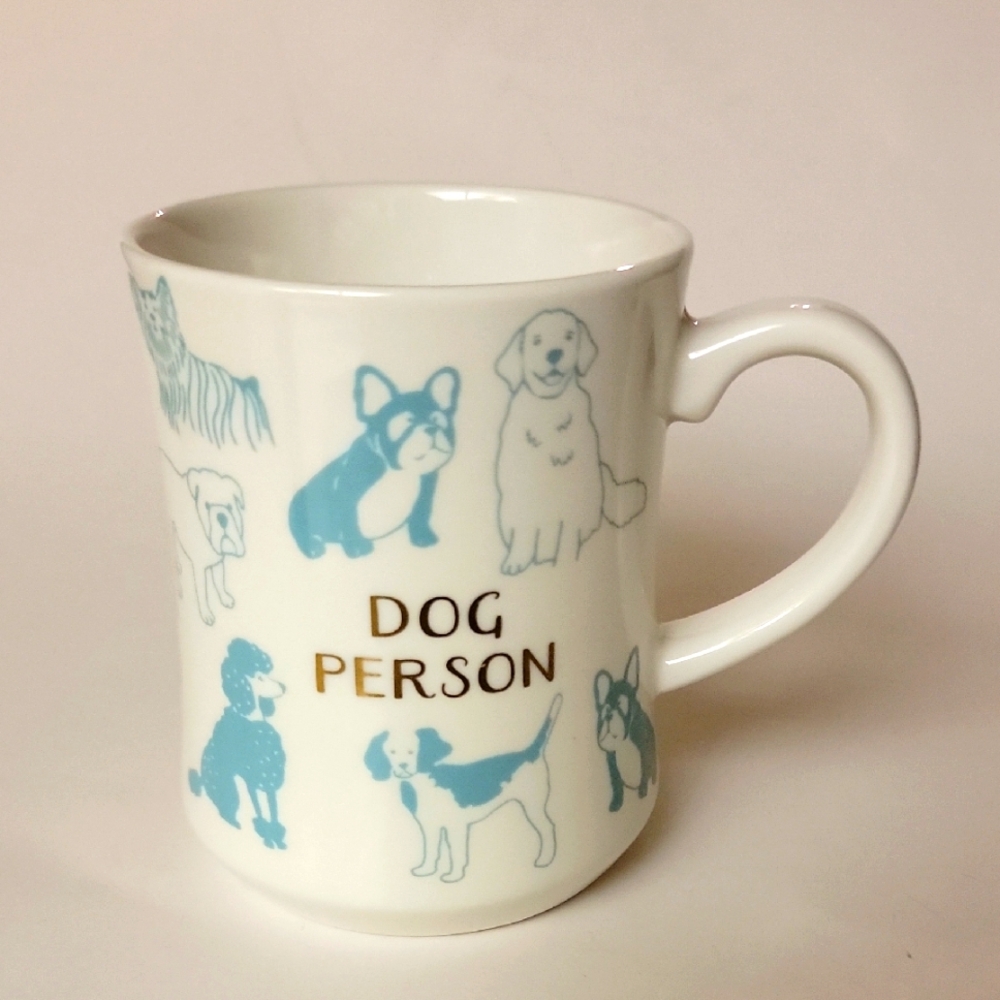 OPAL HOUSE DOG PERSON STONEWARE MUG FEATURING ALL OVER DOGS